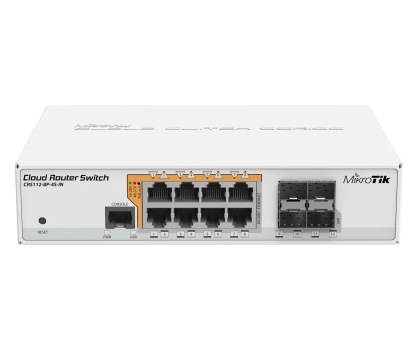Switch MikroTik CRS112-8P-4S-IN